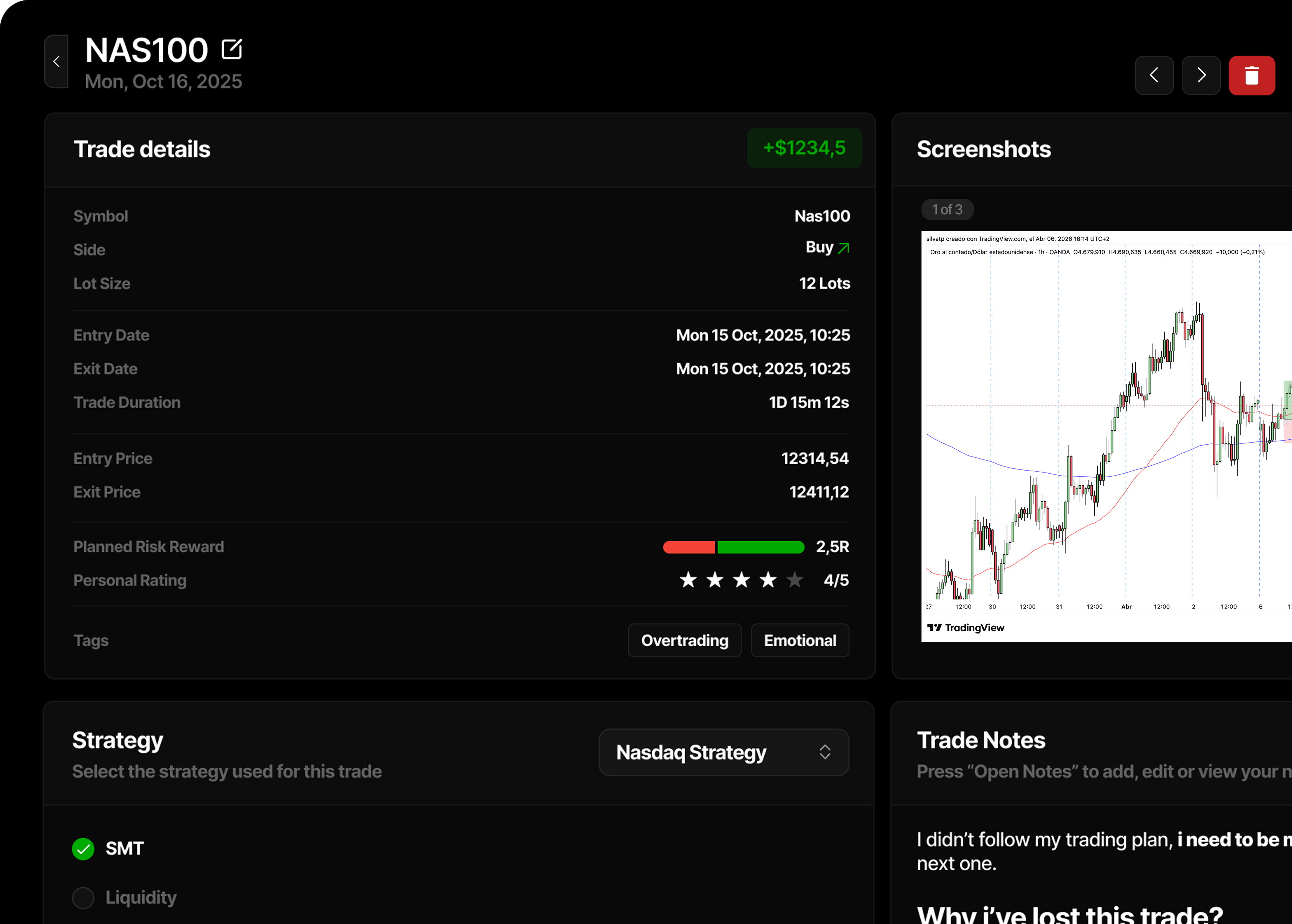 Tradespad: Journaling & Backtesting tool